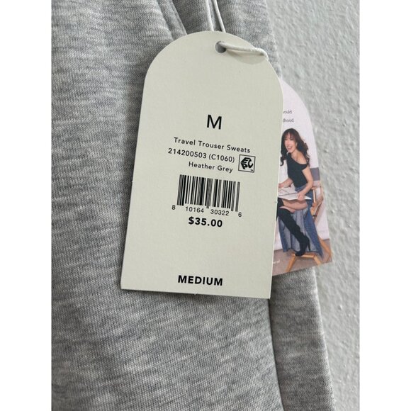 NWT Blogilates Women's Travel Trouser High-Rise Wide Leg Sweatpants Grey Small - Picture 5 of 9